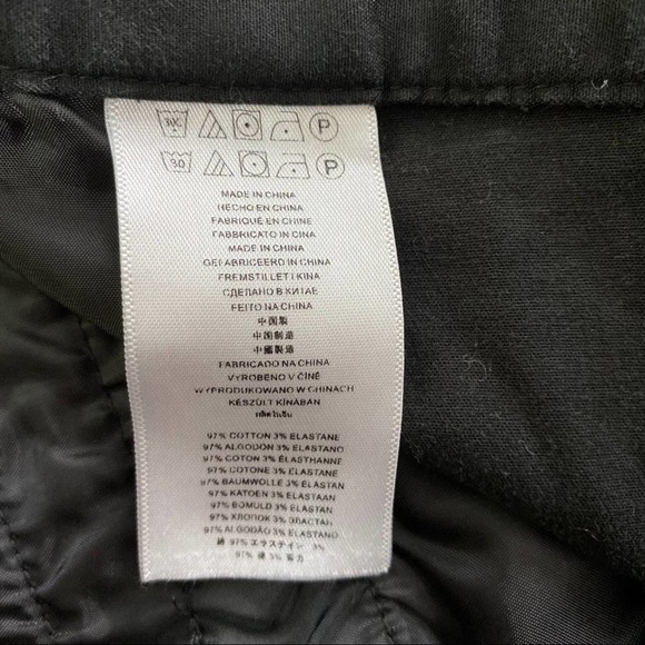 Michael Michael Kors Gold Zip Black Trousers - Picture 5 of 7